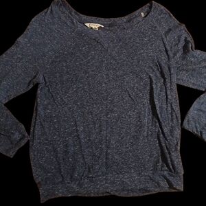 Energie Navy Heather Long Sleeve Sweatshirt